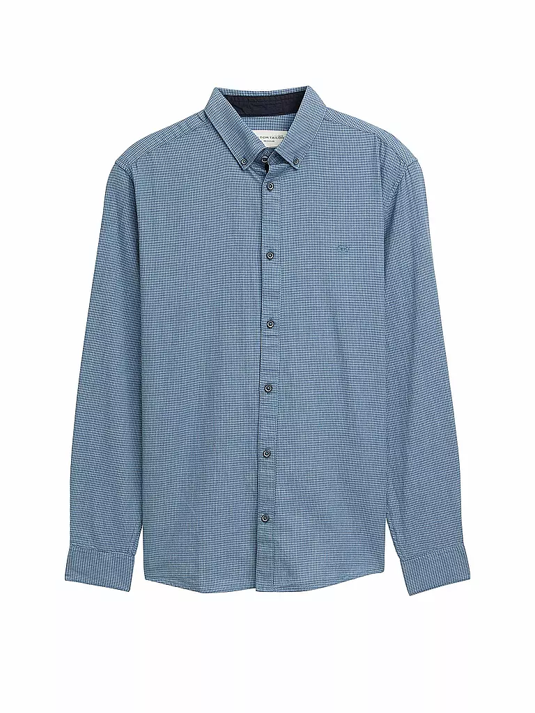 TOM TAILOR | Chemise coupe droite | Bleu