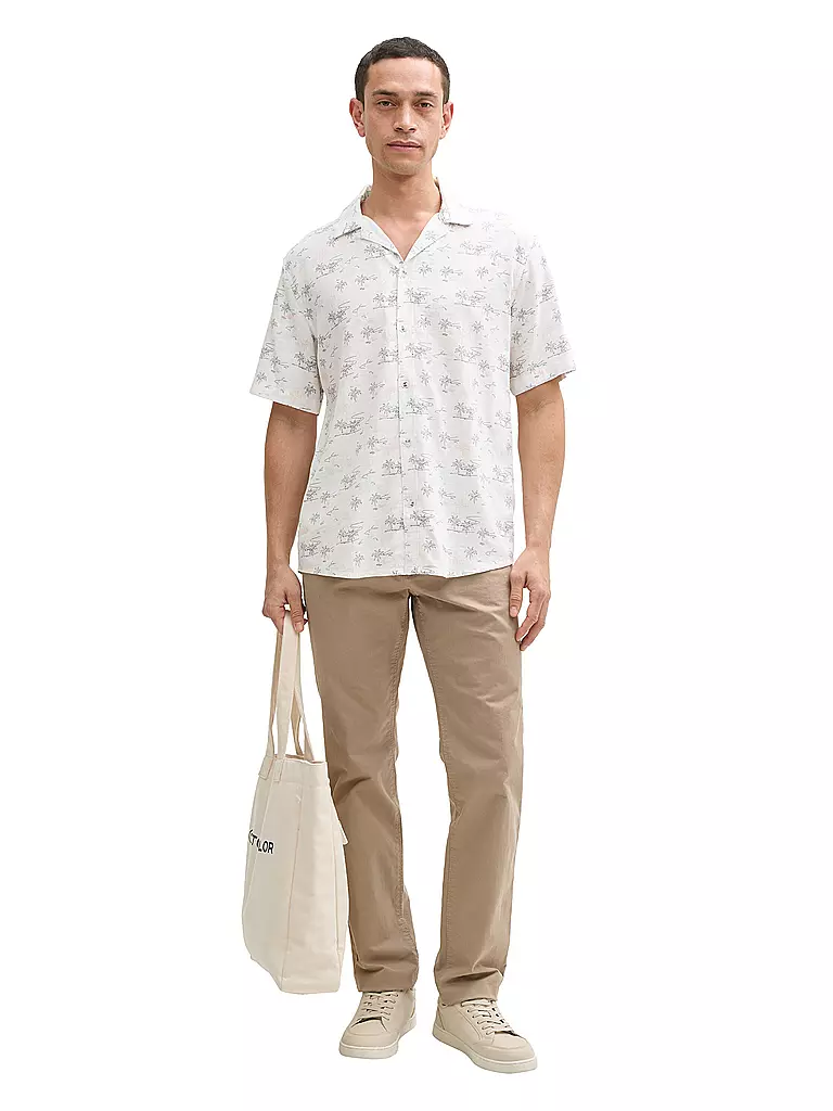 TOM TAILOR | Chemise coupe droite | Blanc
