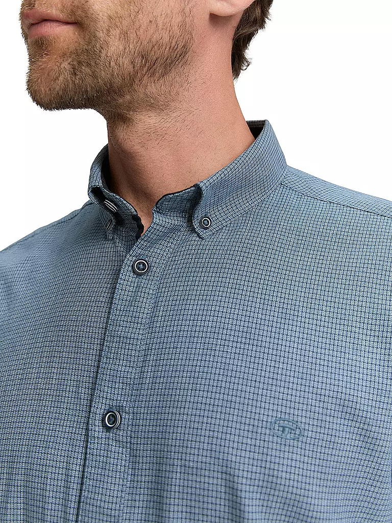 TOM TAILOR | Chemise coupe droite | Bleu