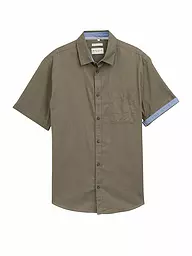 TOM TAILOR | Chemise coupe regular | Olive