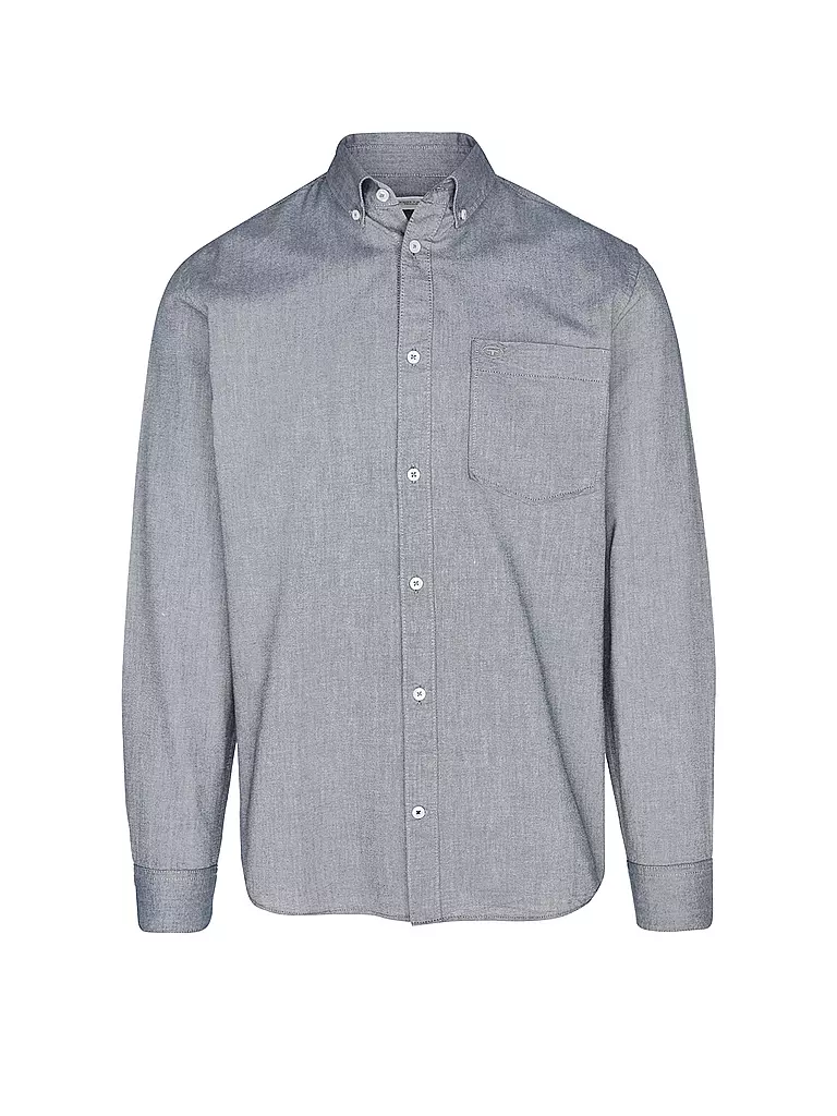 TOM TAILOR | Chemise coupe regular | grau