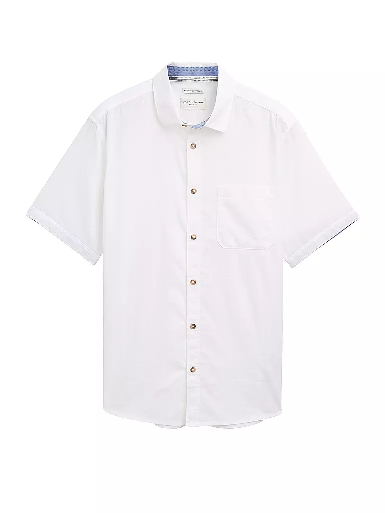 TOM TAILOR | Chemise coupe regular | Blanc