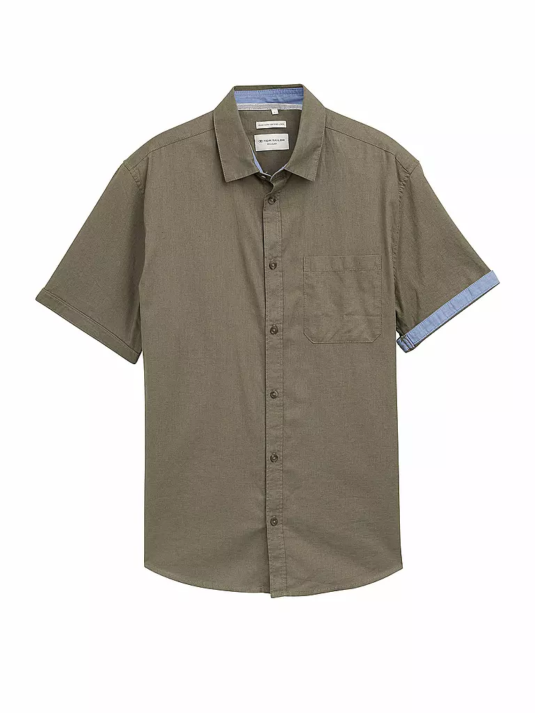 TOM TAILOR | Chemise coupe regular | Olive