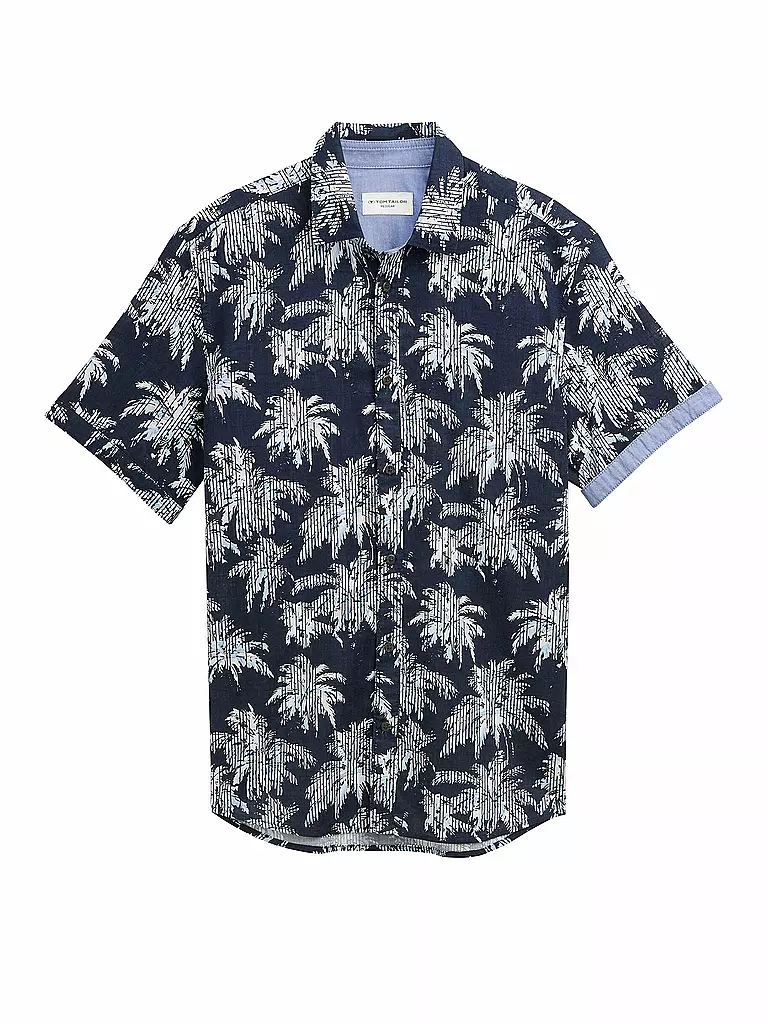 TOM TAILOR | Chemise coupe regular | dunkelblau
