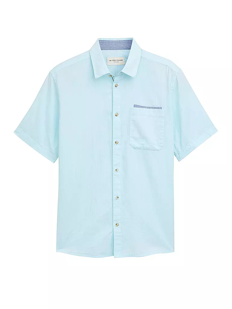 TOM TAILOR | Chemise coupe regular | hellblau