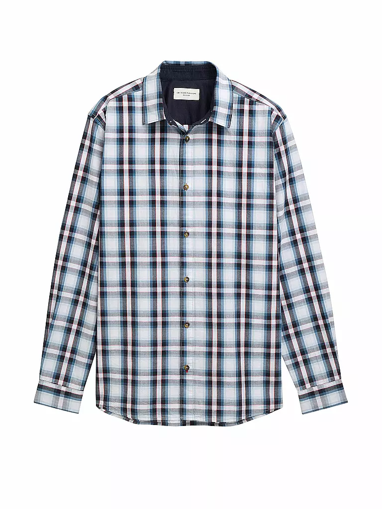 TOM TAILOR | Chemise coupe regular | Bleu