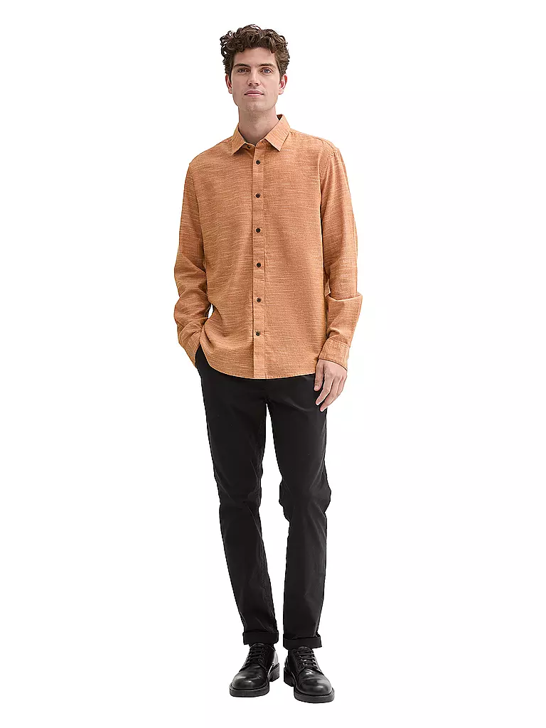 TOM TAILOR | Chemise coupe regular | orange