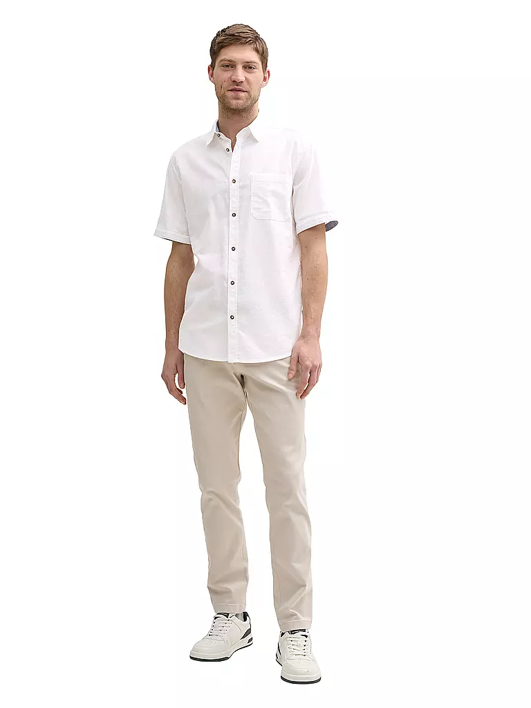 TOM TAILOR | Chemise coupe regular | Blanc
