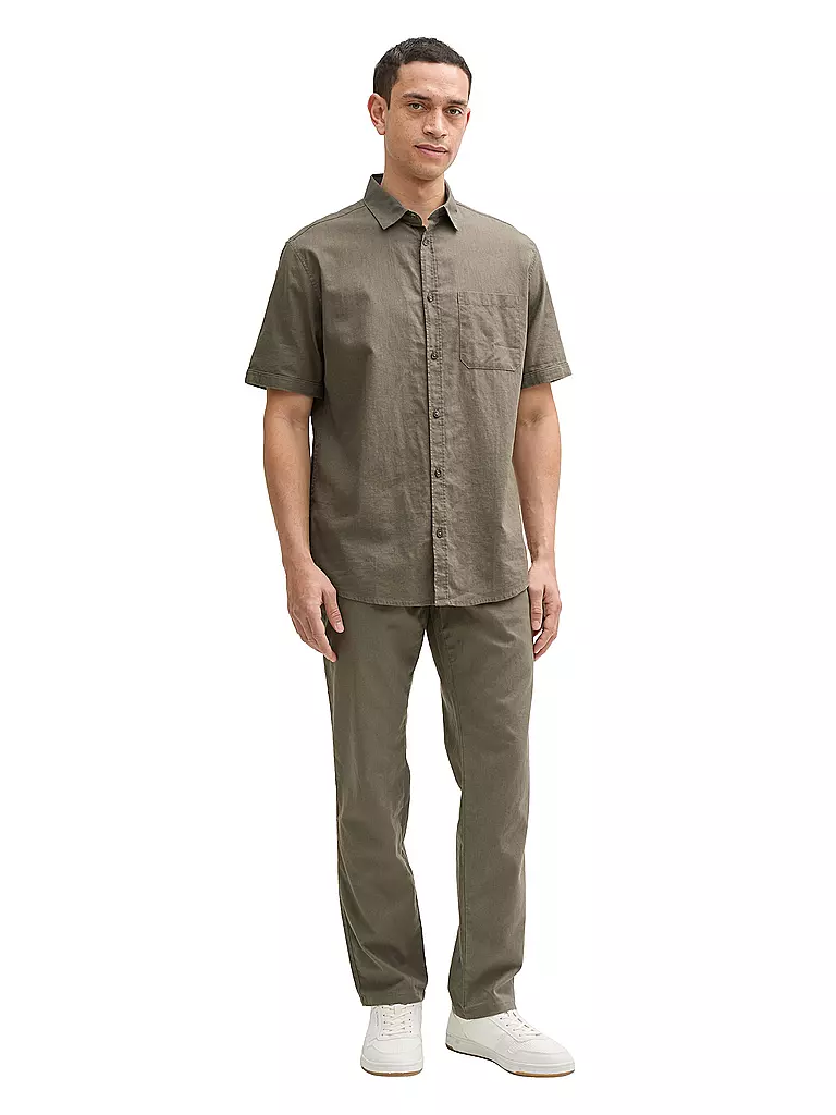 TOM TAILOR | Chemise coupe regular | Olive