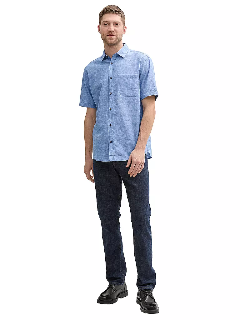 TOM TAILOR | Chemise coupe regular | Bleu