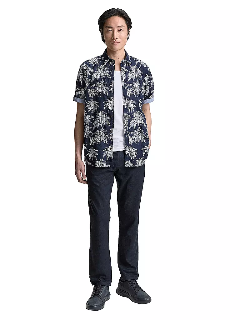 TOM TAILOR | Chemise coupe regular | dunkelblau
