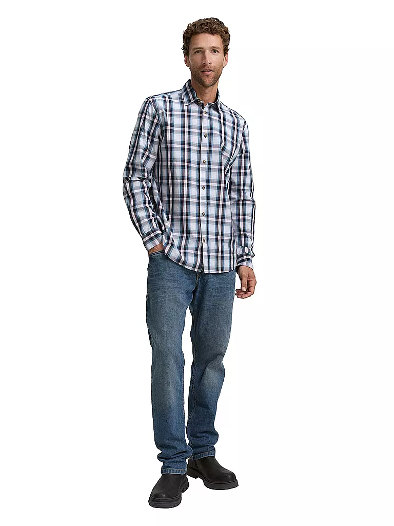 TOM TAILOR | Chemise coupe regular | Bleu