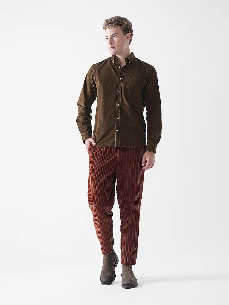 TOM TAILOR | Chemise Coupe Regular | braun