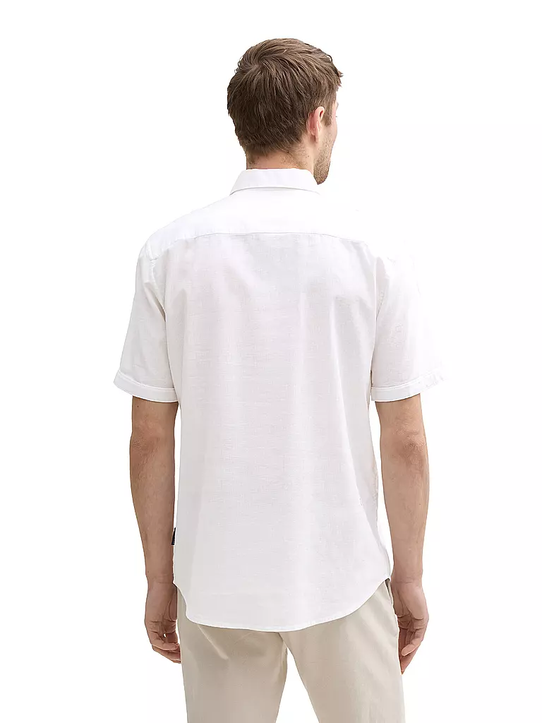 TOM TAILOR | Chemise coupe regular | Blanc