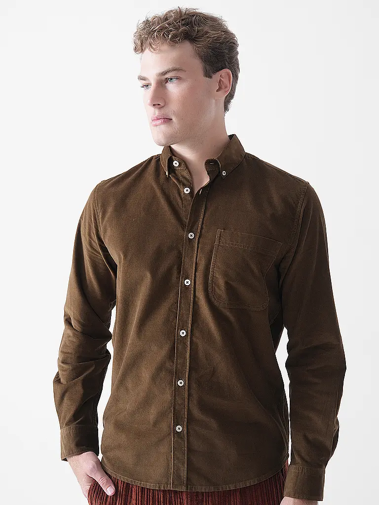 TOM TAILOR | Chemise Coupe Regular | braun