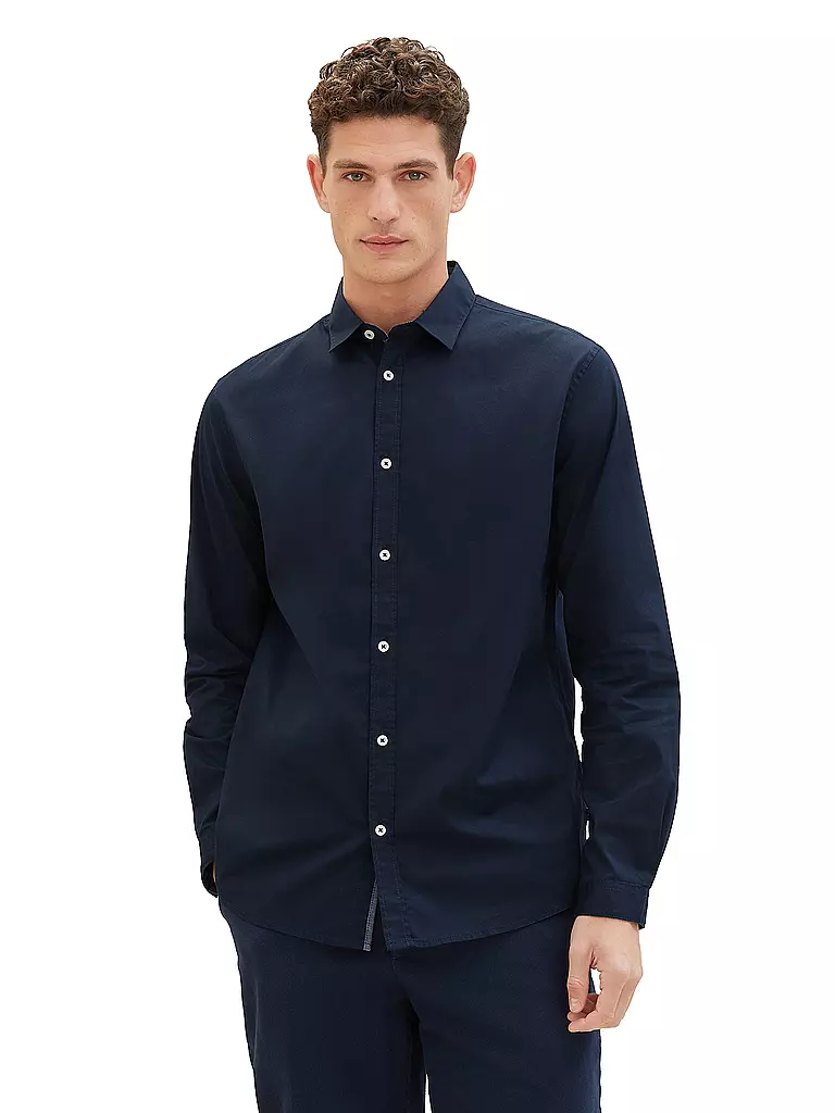TOM TAILOR | Chemise coupe regular | blau