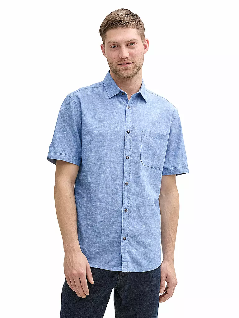 TOM TAILOR | Chemise coupe regular | Bleu