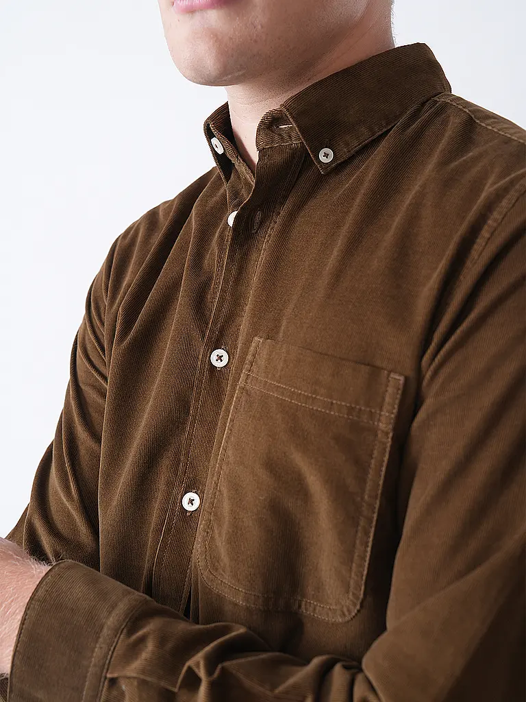 TOM TAILOR | Chemise Coupe Regular | braun