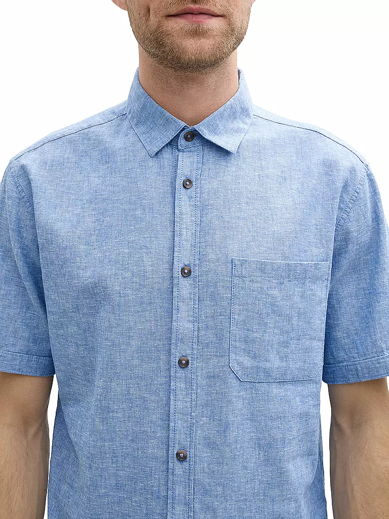 TOM TAILOR | Chemise coupe regular | Bleu