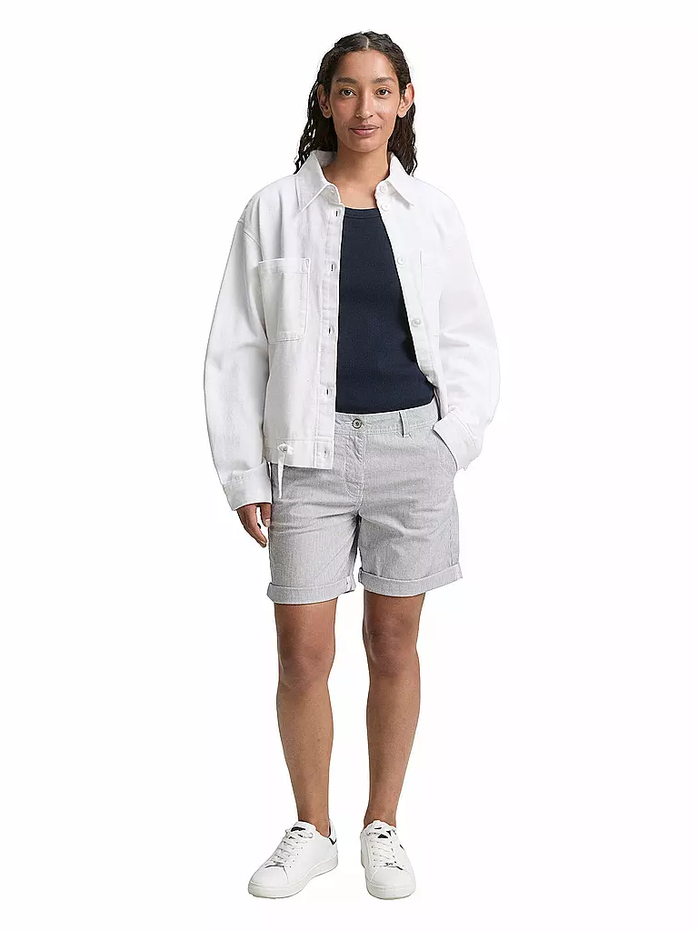 TOM TAILOR | Chinoshorts | schwarz