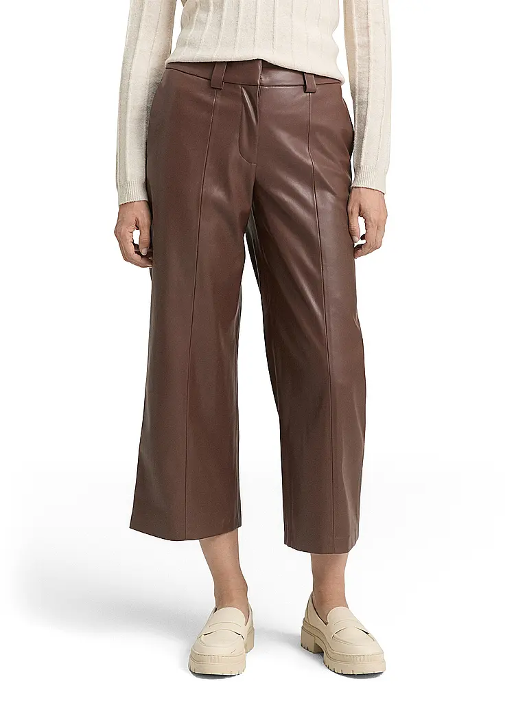 TOM TAILOR | Culotte aspect cuir | 