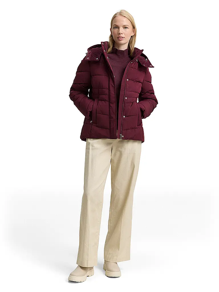TOM TAILOR | Doudoune | Rouge foncé