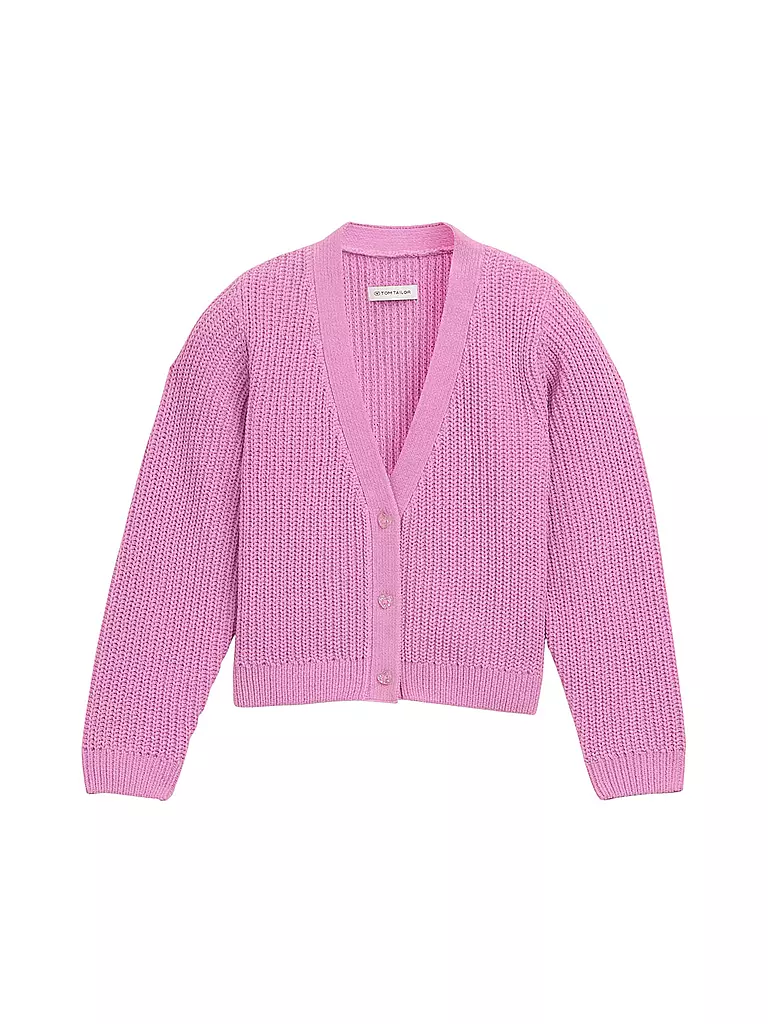 TOM TAILOR | Gilet en tricot pour fille | pink