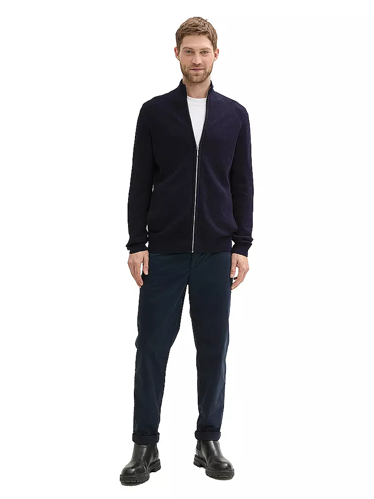 TOM TAILOR | Gilet en tricot | dunkelblau