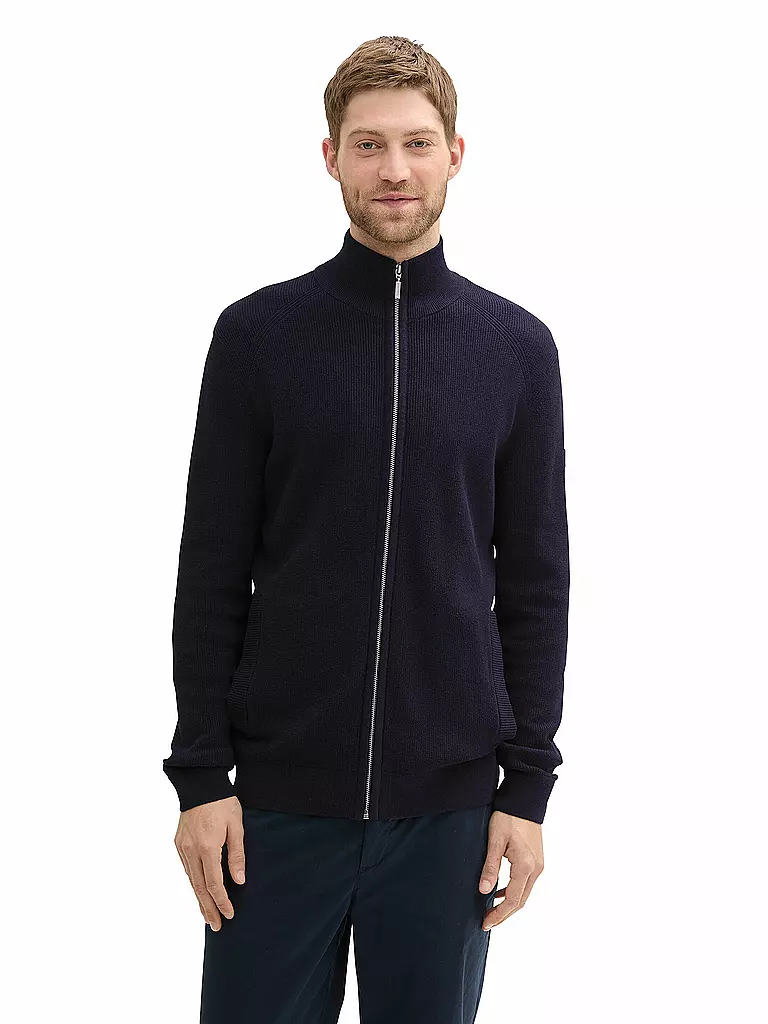 TOM TAILOR | Gilet en tricot | dunkelblau