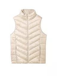 TOM TAILOR | Steppgilet | Beige