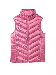TOM TAILOR | Steppgilet | Rose vif