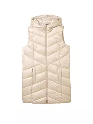 TOM TAILOR | Gilet matelassé | Beige