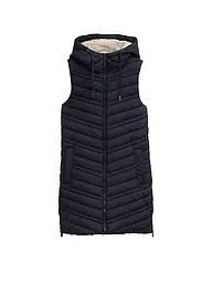 TOM TAILOR | Gilet matelassé | Bleu foncé