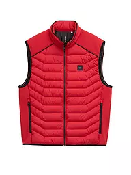 TOM TAILOR | Gilet matelassé | Rouge