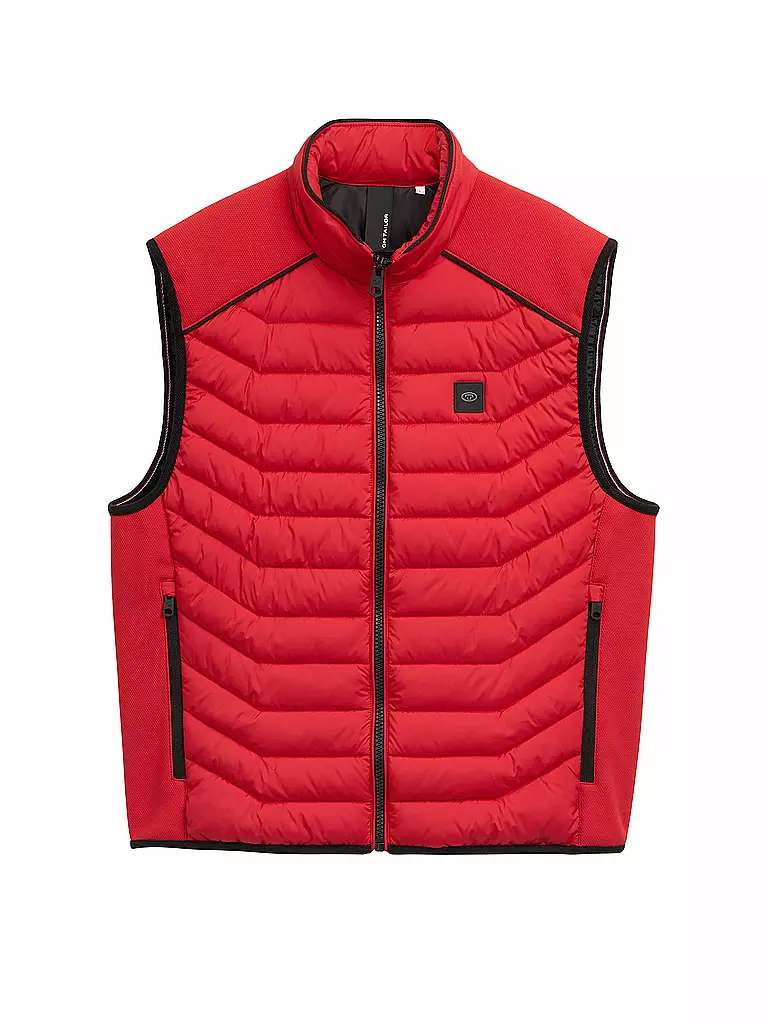 TOM TAILOR | Gilet matelassé | rot