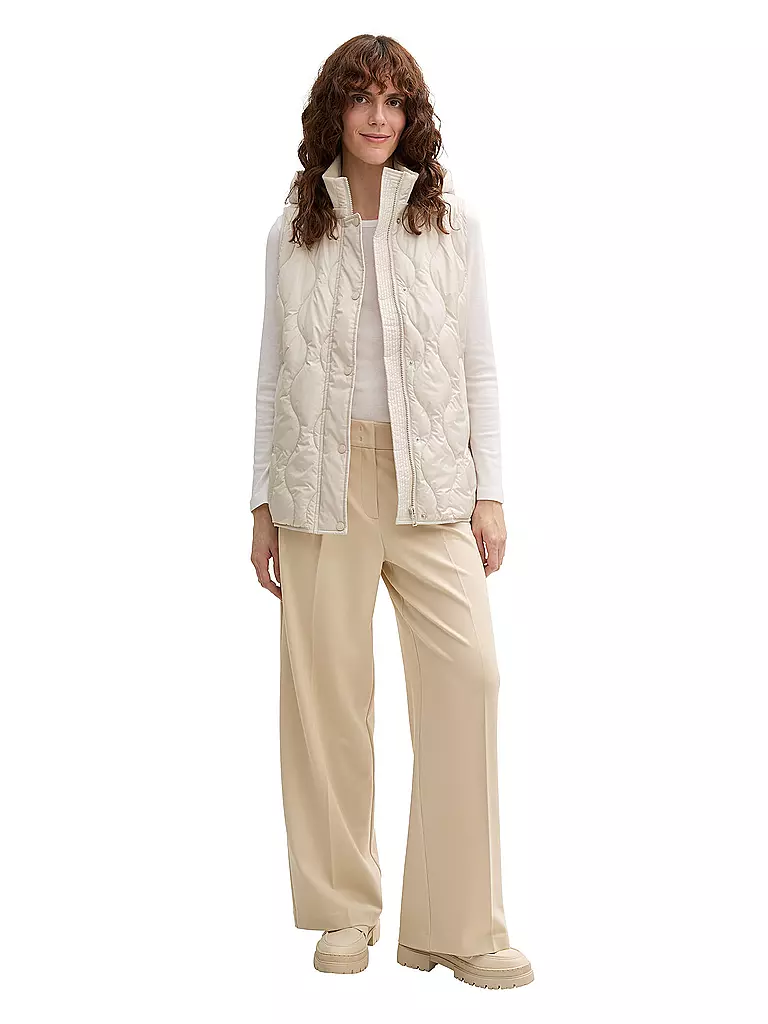 TOM TAILOR | Gilet matelassé | beige
