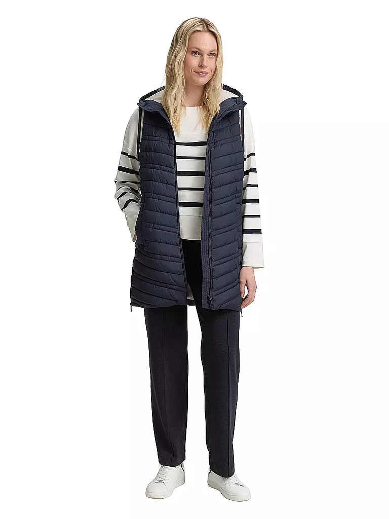 TOM TAILOR | Gilet matelassé | dunkelblau