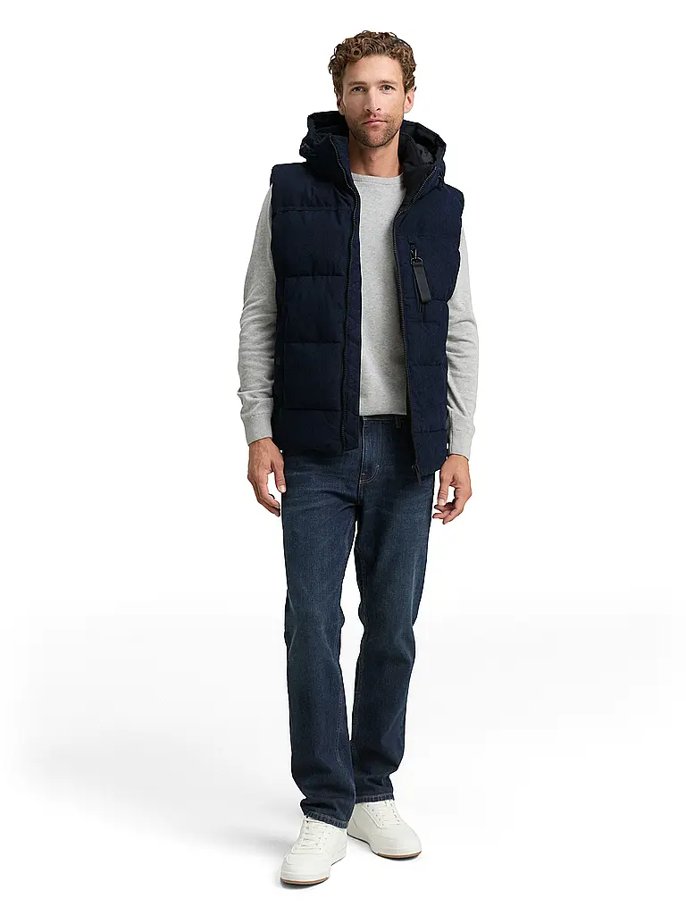 TOM TAILOR | Gilet matelassé | Bleu