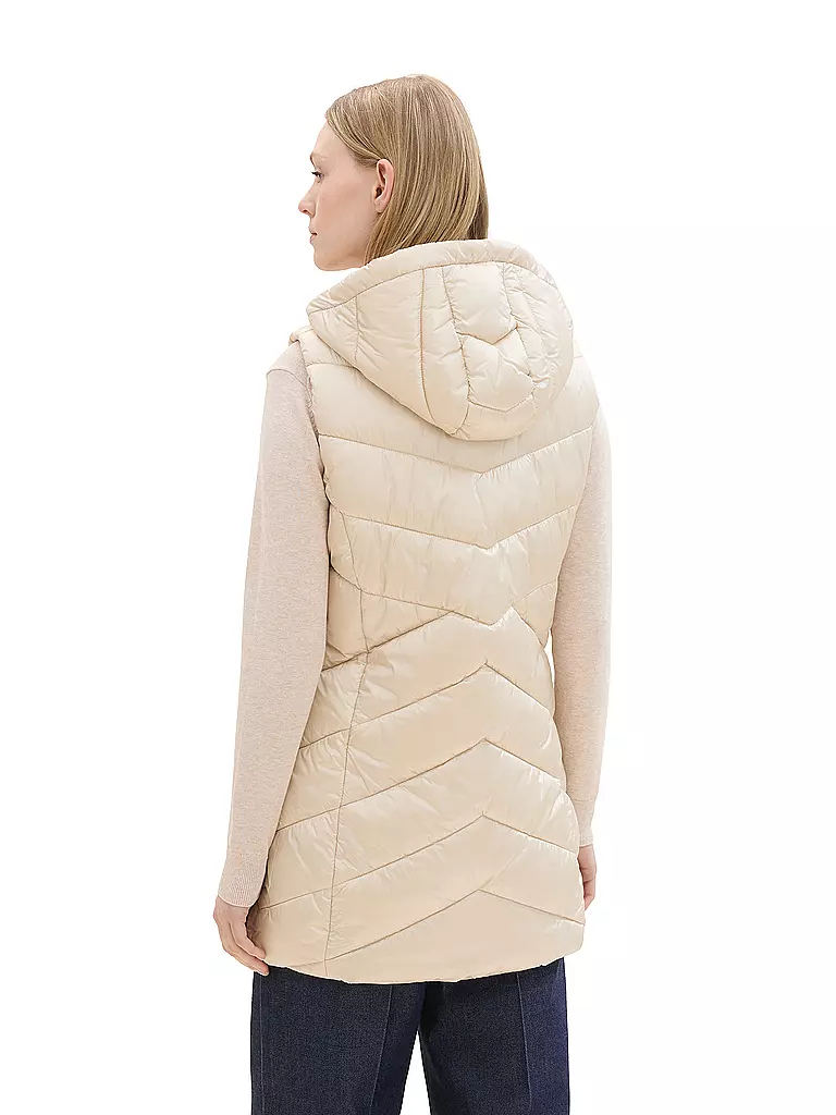 TOM TAILOR | Gilet matelassé | beige