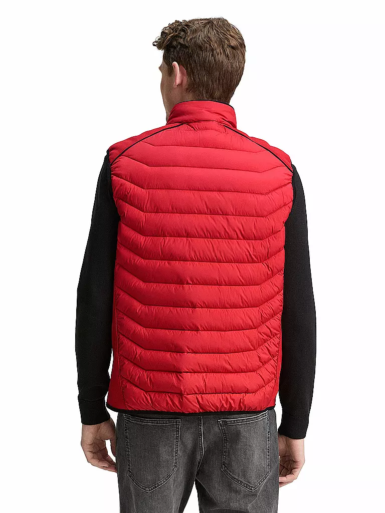 TOM TAILOR | Gilet matelassé | rot