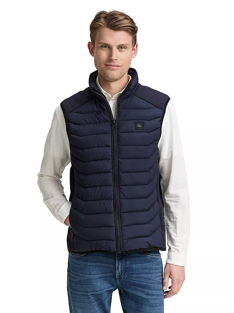 TOM TAILOR | Gilet matelassé | blau