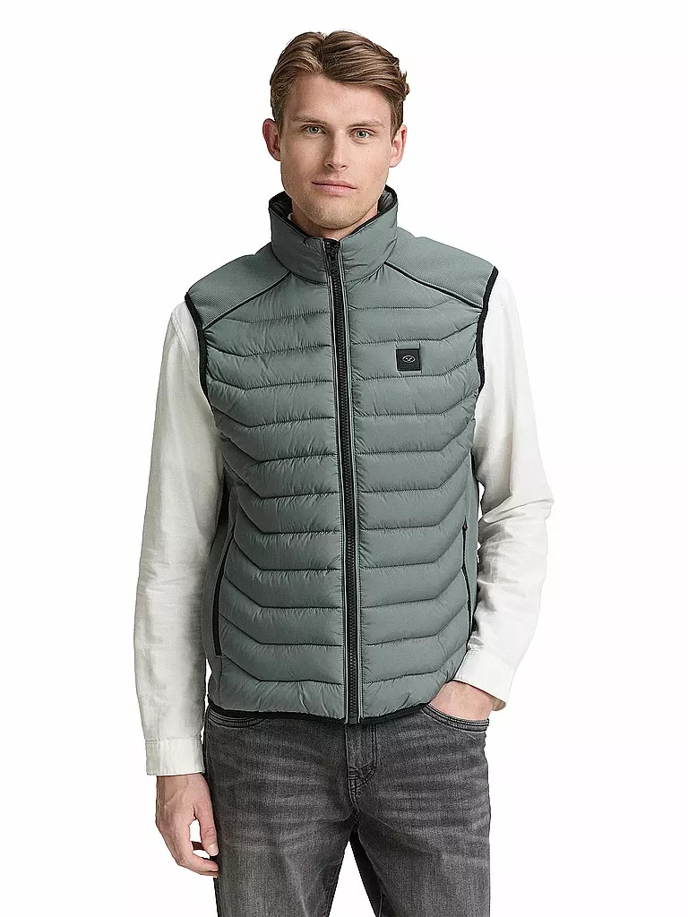 TOM TAILOR | Gilet matelassé | grün