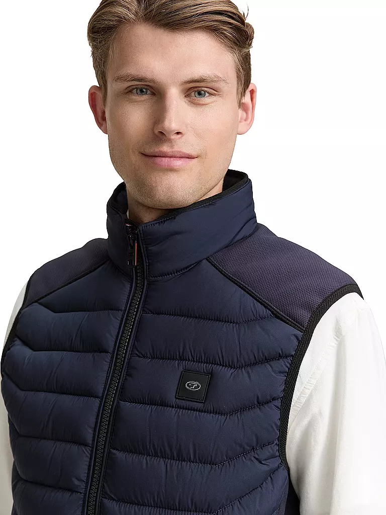 TOM TAILOR | Gilet matelassé | blau