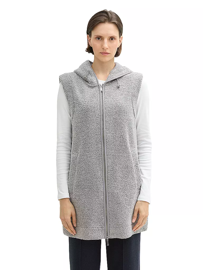 TOM TAILOR | Gilet | Gris