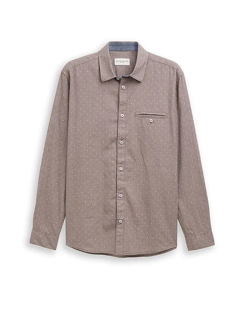 TOM TAILOR | Hemd  | Marron