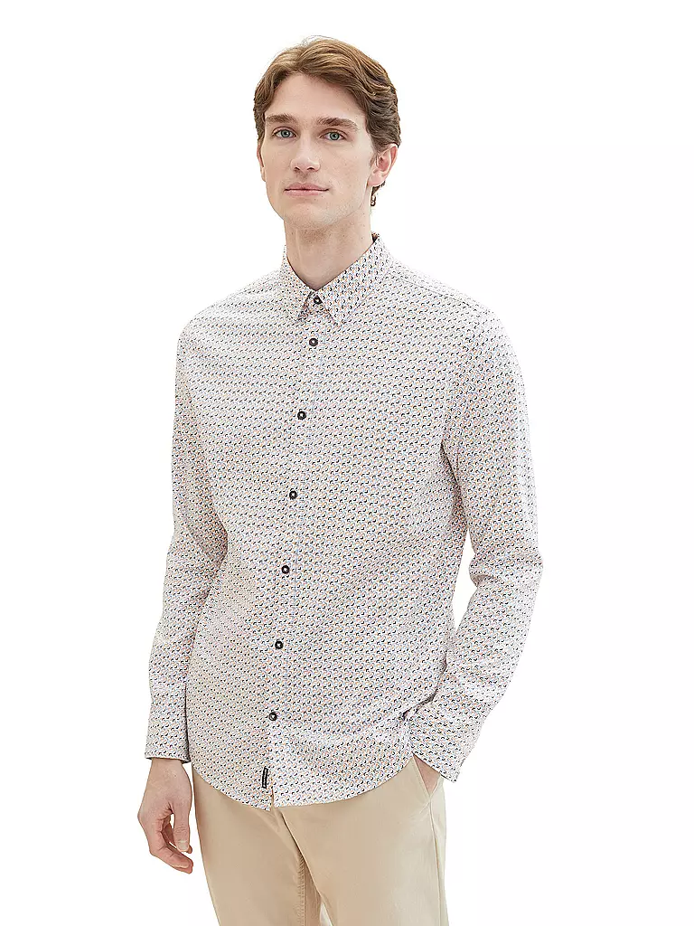 TOM TAILOR | Hemd Fitted | Orange