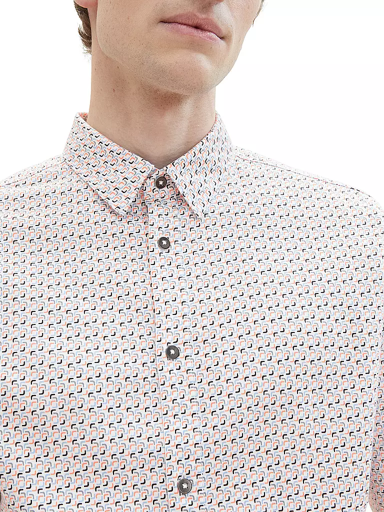 TOM TAILOR | Hemd Fitted | Orange