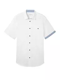 TOM TAILOR | Hemd Regular Fit  | Blanc