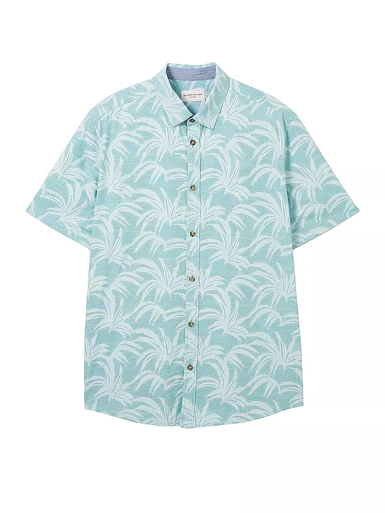 TOM TAILOR | Hemd Regular Fit  | Turquoise