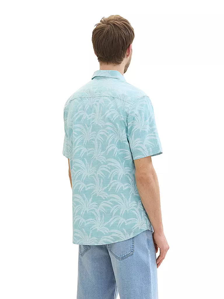 TOM TAILOR | Hemd Regular Fit  | Turquoise